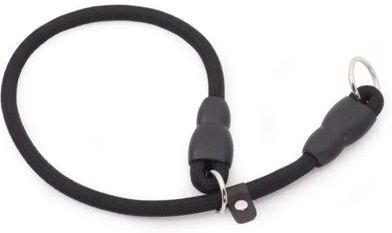 Fusion Finds No Pull Adjustable Dog Collar Nylon P Chain Training Slip Rope Collar black l
