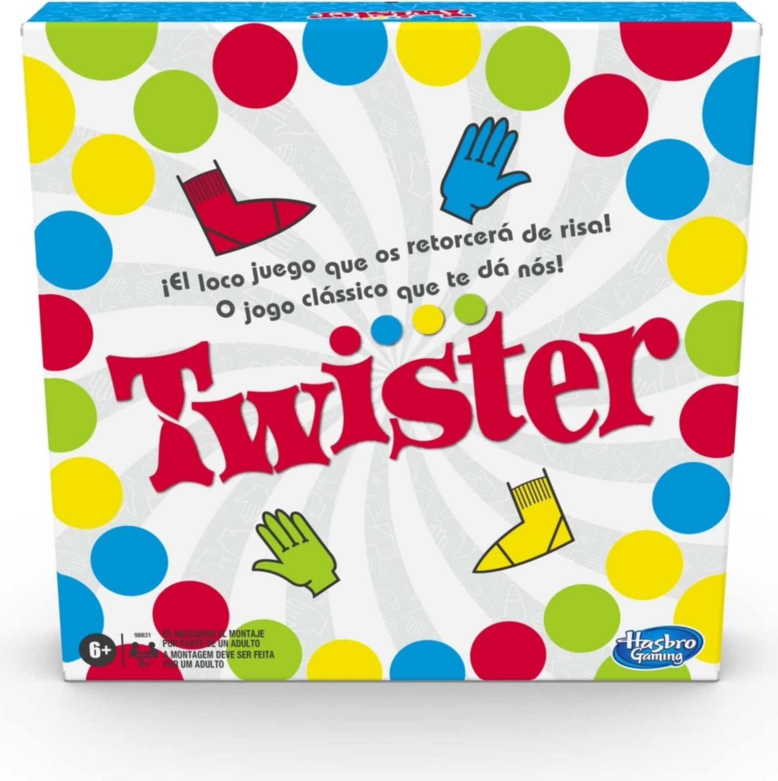 Hasbro Gaming Twister voor kinderen vanaf 6 jaar