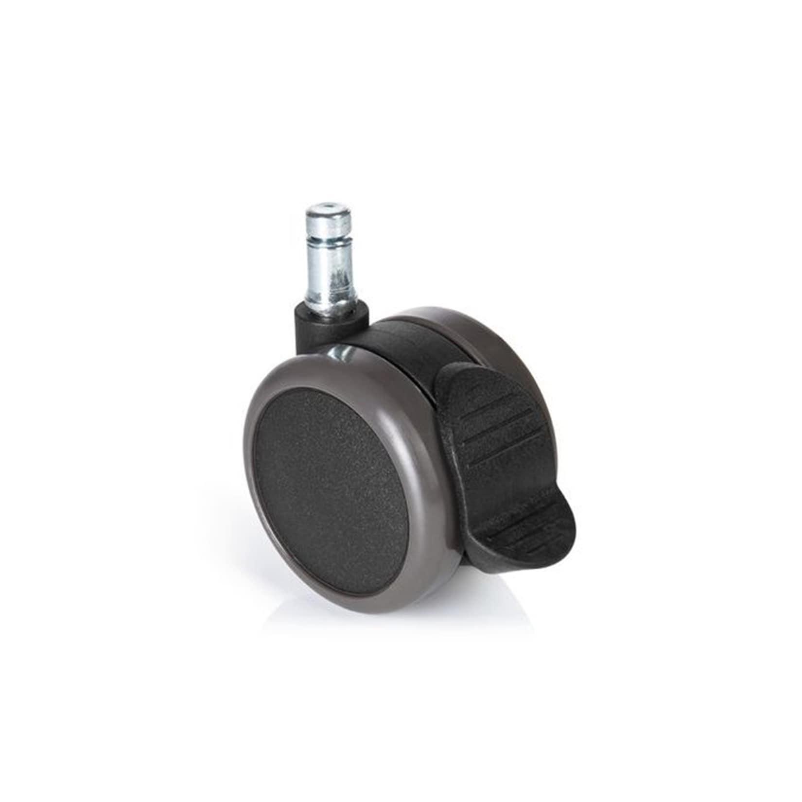 hjh OFFICE Stuhlrollen 5x ROLO STOP 11mm/65mm Metall, Kunststoff
