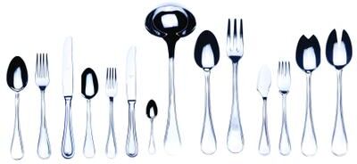 Mepra Boheme Flatware Set (Configuration P) - 113 Pieces - Stainless Steel