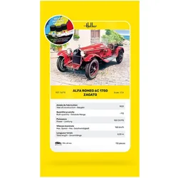 Heller STARTER KIT Alfa Romeo 6C 1750 Zagato