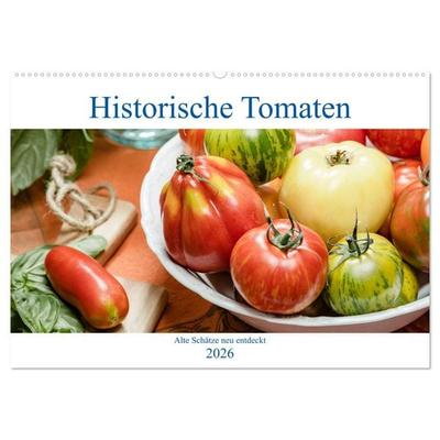 Historische Tomaten - Alte Schätze neu entdeckt (Wandkalender 2026 DIN A2 quer), CALVENDO Monatskalender