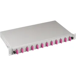 EFB B71203L24OM4 Spleißbox SC 50/125μ OM4 ausziehbar, 24 Pigtails /12 Kupplungen