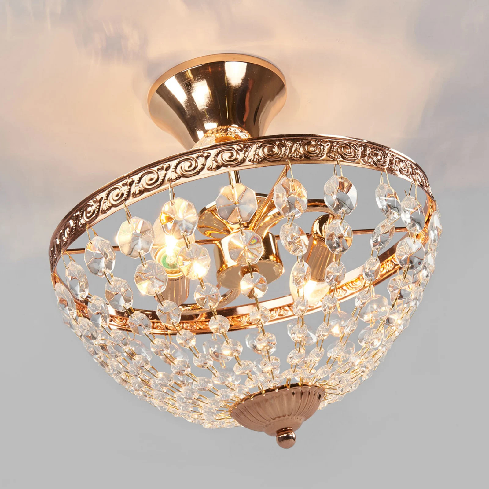 Markslöjd HANASKOG Plafondlamp - Goud - Rond - Metaal - Ø30 cm
