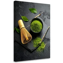 LEINWANDBILD Matcha-Tee 60x90cm