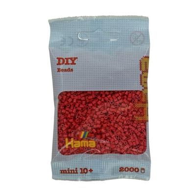 Hama 501-114 - DIY Bügelperlen Mini 10+, ca. 2000 Stück, Kirschrot