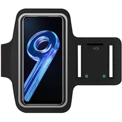 SmartFitness Realme 9 5G Handy Sport Armband, Smartphone Sportarmband, Schwarz