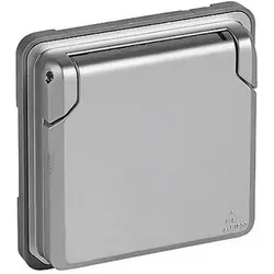 Legrand, Steckdose, Steckdose SK Klappdeckel 77834 77834 Soliroc IK10 erh. Ber.-sch. / gra