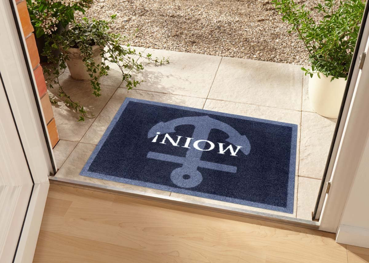 Zala Living Deurmat Moin Wasbaar 30°C - Donkerblauw - 50 x 70 cm