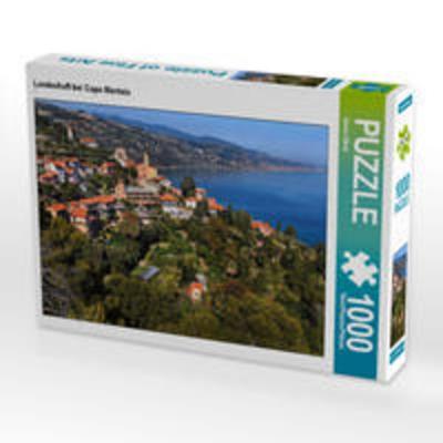 CALVENDO Puzzle Landschaft bei Capo Mortola | 1000 Teile Lege-Größe 64x48cm Foto-Puzzle für glückliche Stunden