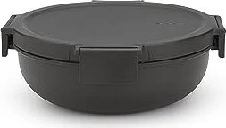 Brabantia Make & Take Salatschüssel, 1,3l - Dark Grey