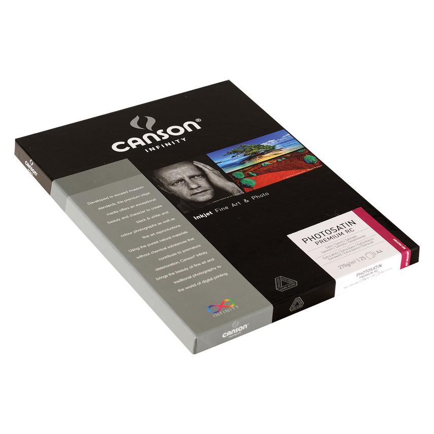 Canson Infinity Fotopapier PhotoSatin Premium RC (270 g/m², A4, 25 Stk.) (206231009)