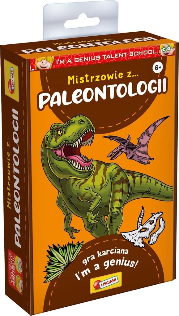 Lisciani Iam Genius Gra Kaartspel Paleontologie 01405