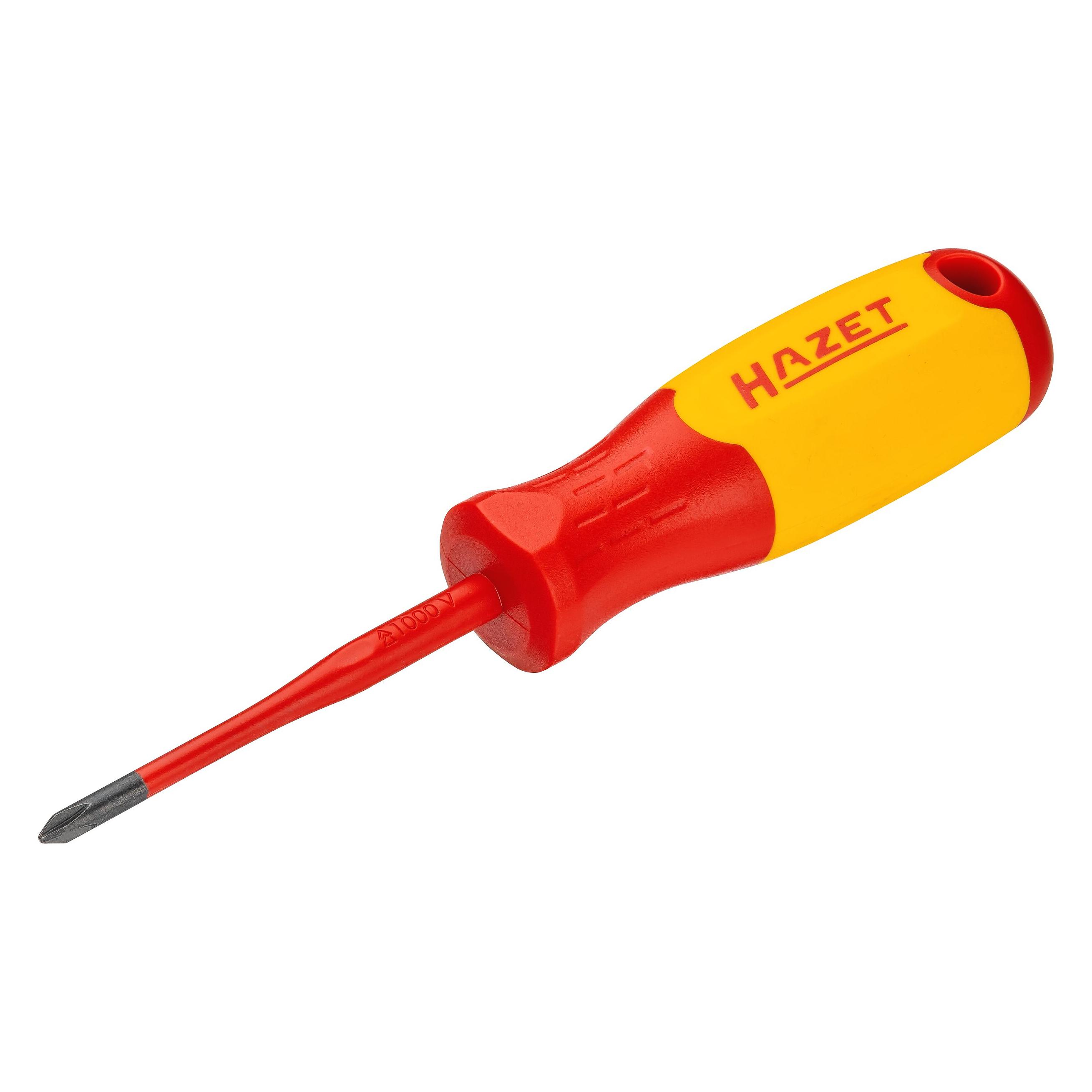 Hazet Elektriker-Schraubendreher schutzisoliert 811KV-PH1 Kreuzschlitz Profil PH SW PH1 (811KV-PH1)