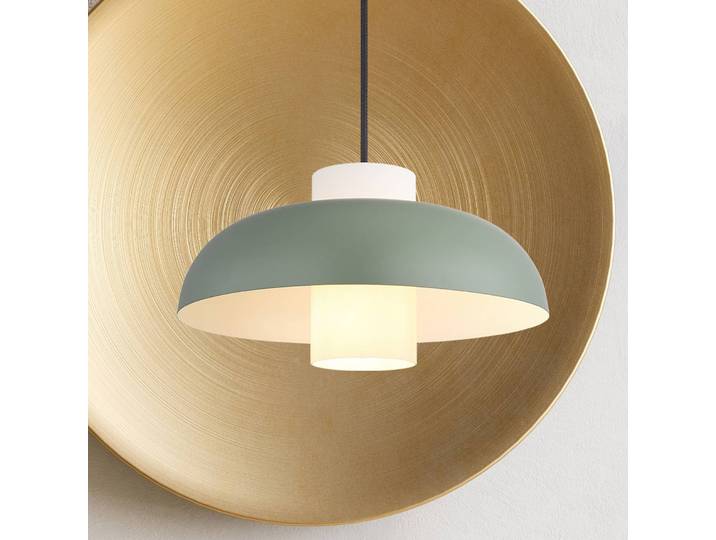 Globo Hängelampe Lowe, dimmbar, grün, für Wohn- / Esszimmer, Metall, Modern, Pendelleuchte