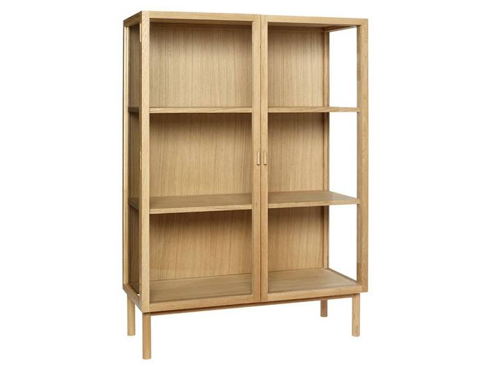 Hubsch Houten display kast met deuren