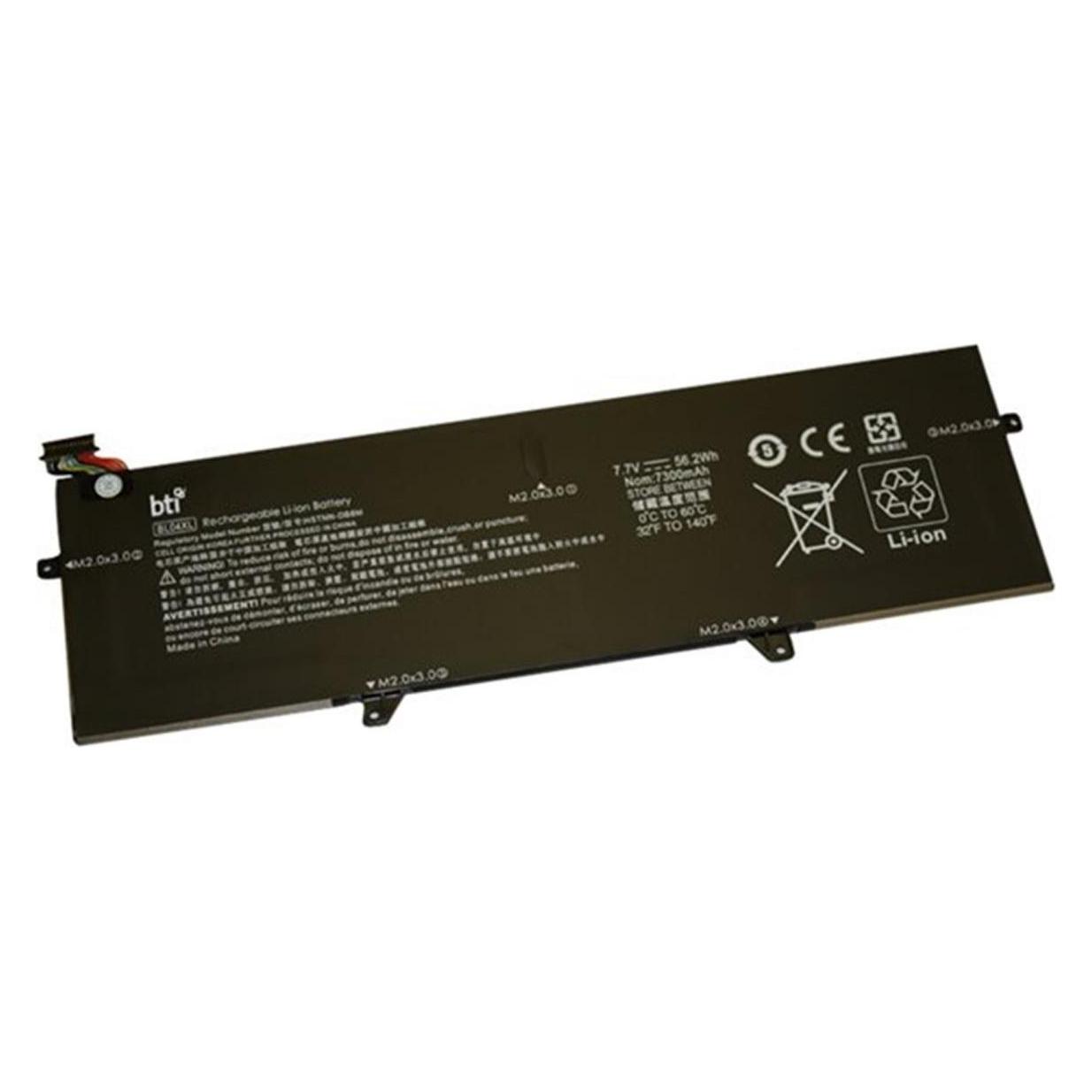 Axcom Laptop-Batterie - 1 x Lithium-Ionen 7300 mAh 56.2 Wh (4 Zellen, 7300 mAh) (BL04XL-BTI)