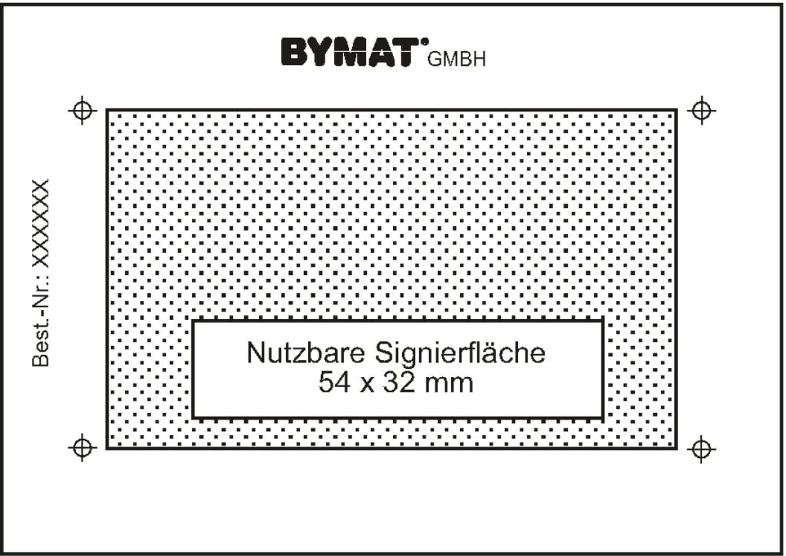 schweisskraft Langzeitschablone DIN A8 Nutzfläche 54 x 32 mm ungerahmt (1231002SU)