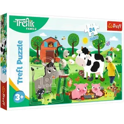Puzzle 24 Maxi Die Familie Treflik Treflik auf dem Land Trefl 14361