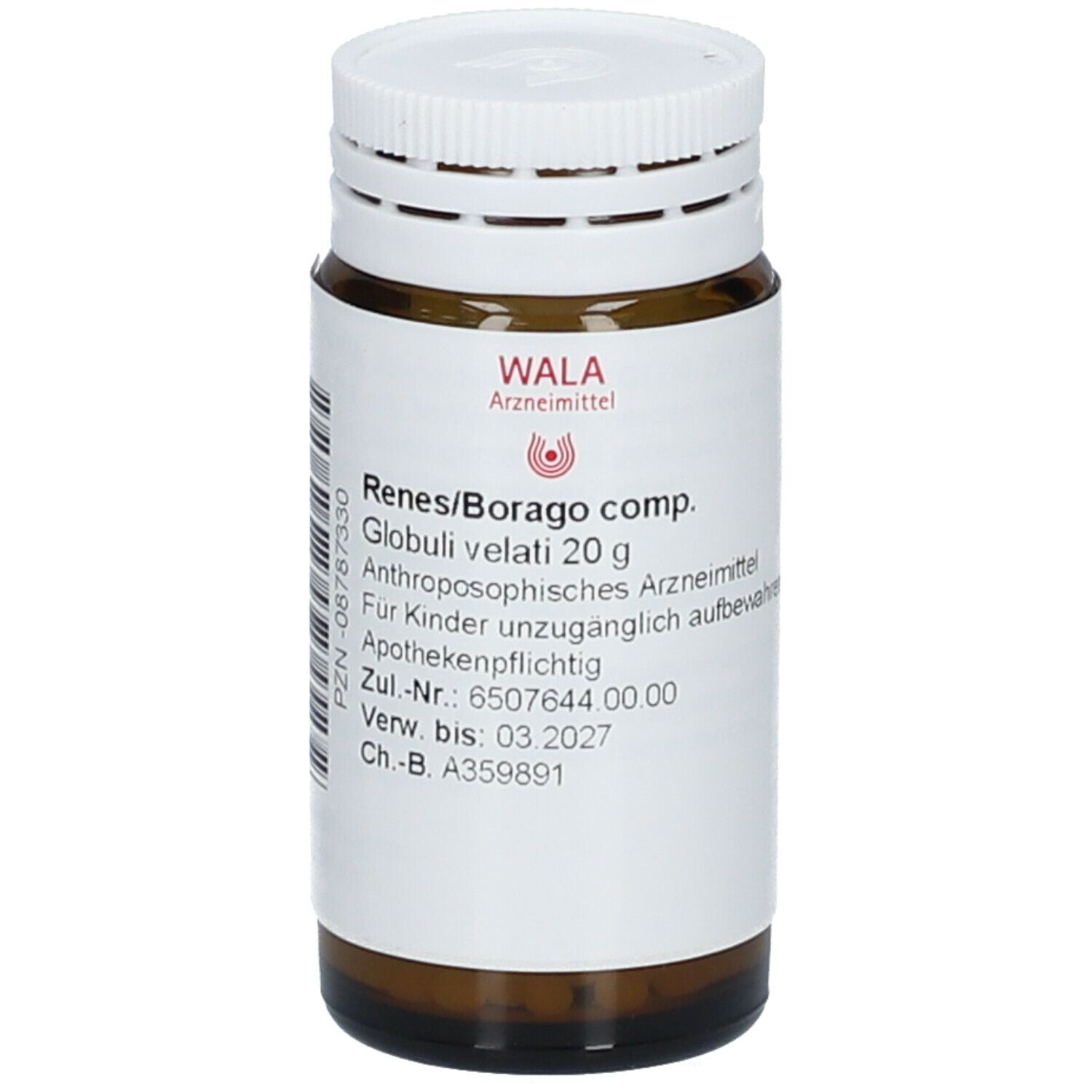 Renes/Borago comp.Globuli 20 g Globuli