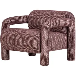 Tchibo - Woood Sessel »Lenny« - 76x82x65cm - bordeaux -