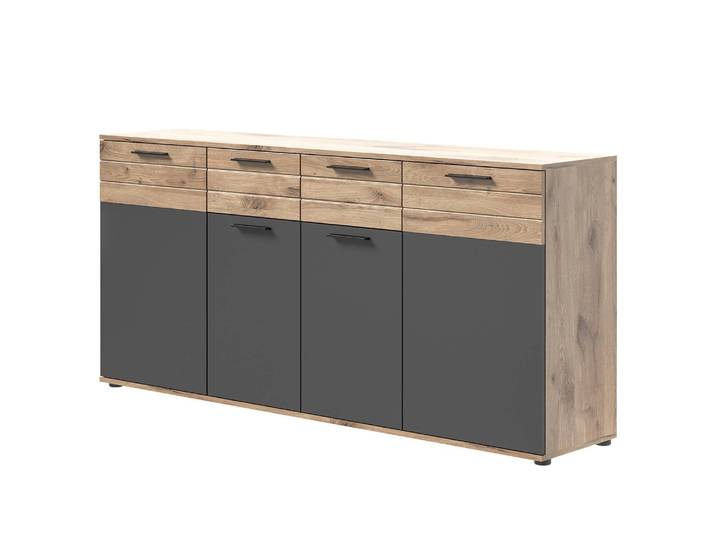 Sideboard I 180 x 87 x 40cm Grau