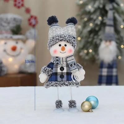 Uplift Picks Cute Plush Snowman Toy Holiday Plush Decoration Winter Gift Doll e 20 33 Cm