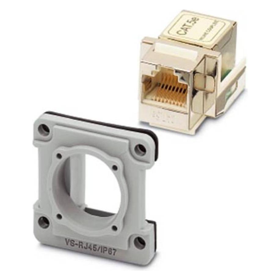 Phoenix Contact RJ45 panel mounting frame, IP67 (1689488)
