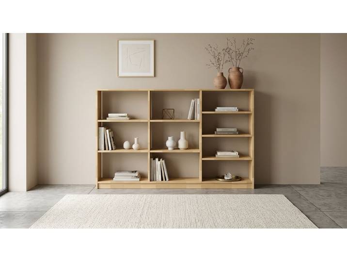 Regal 20 cm tief Buche Natur geölt