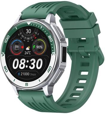 CaseAndConnect S99 GPS Smart Watch With AMOLED Smartwatch Bluetooth Calling Fitness Tracker green
