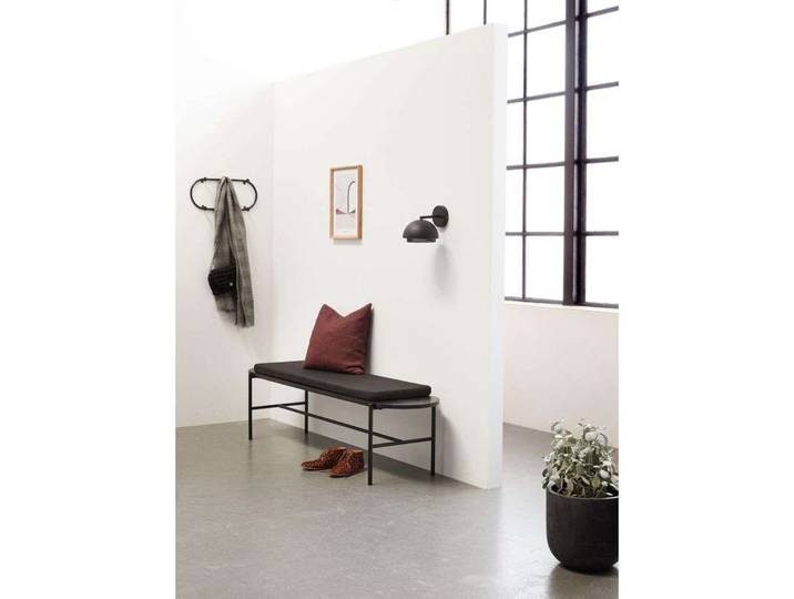 Edge Wandleuchte Black - Hübsch - Wohnzimmer - Metall
