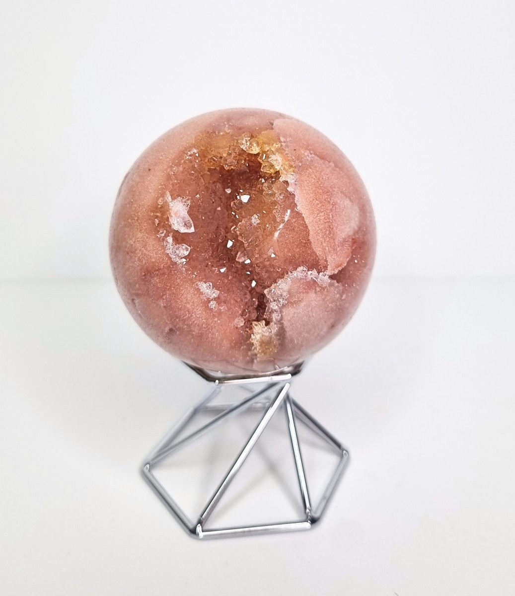 ThaleiaDesign Roze amethist bol voor spiritualiteit en woondecoratie