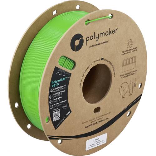 Polymaker PETG Filament, 1,75mm, 1kg - Farbton: Green