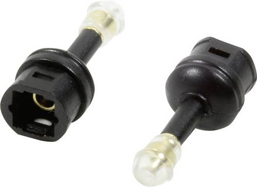 LogiLink CA1014 Toslink Audio Adapter [1x Toslink-Buchse (ODT) - 1x Toslink-Stecker (ODT)] Schwarz