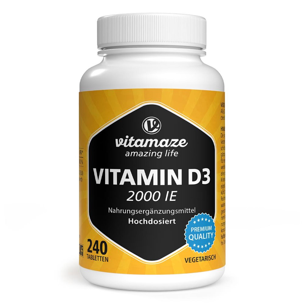 Vitamaze GmbH Vitamin D3 2.000 IE Tabletten vegetarisch 19459818