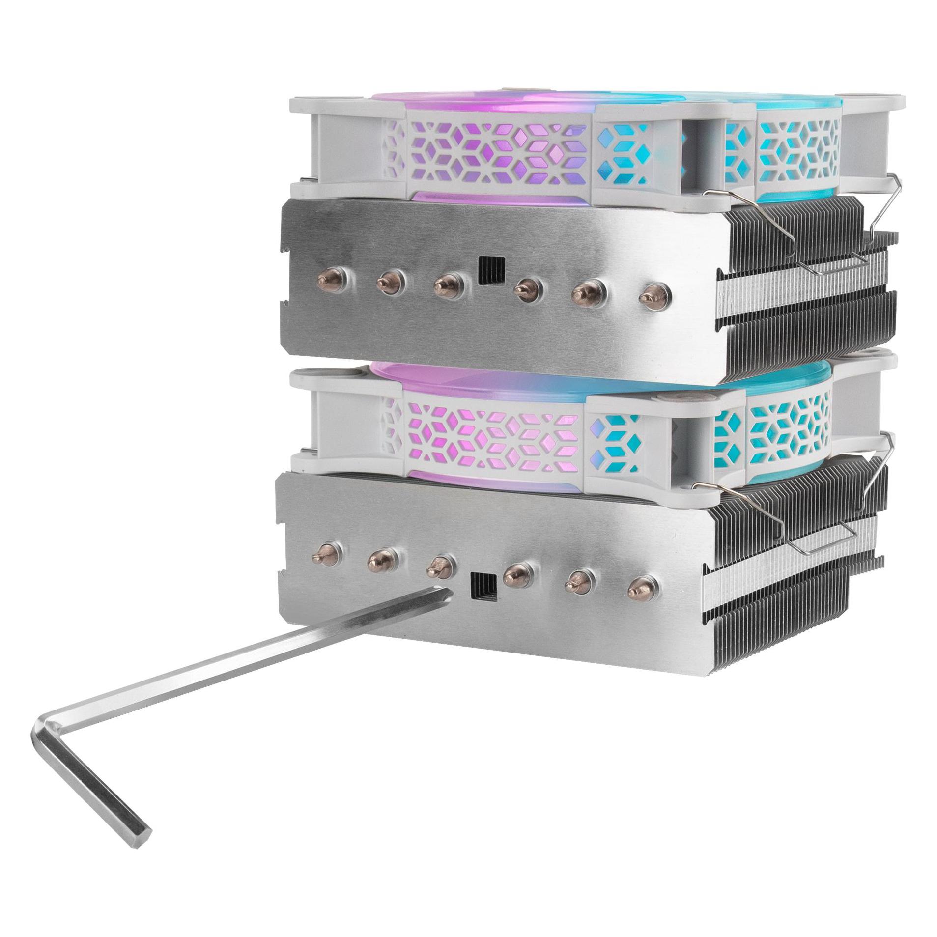 Mars Gaming Ventilateur Pour Processeur Mcpu-Xt RGB (Blanc) (145 mm) (MCPUXTW)