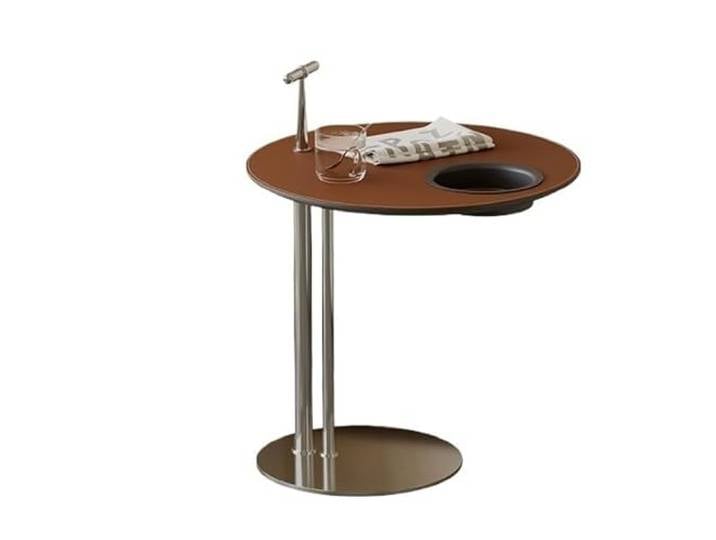 YCCHAH Sofatisch Kleine Wohnzimmer Seite Tisch for Konferenz Wohnung Runde Büro Sofa Kaffee Wohnzimmer-Beistelltisch