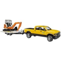 02546 RAM Rental Service mit Minibagger, Modellfahrzeug