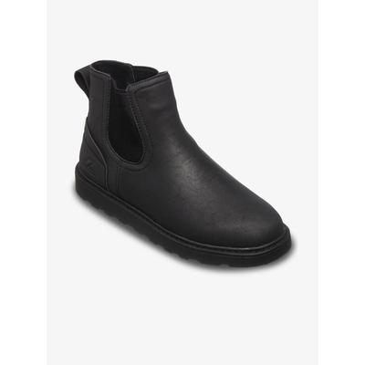 Chelseaboots QUIKSILVER "MISSION ELASTIC", Herren, Gr. 45, schwarz, Synthetik, Textil, Schuhe Chelseaboots, Winterschuhe, Ankleboots, Stiefelette