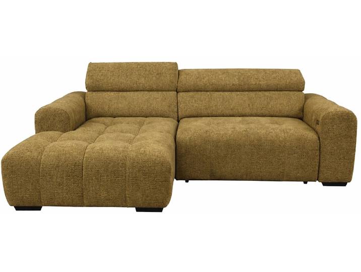 Ecksofa ZONDA Stoff olivgrün