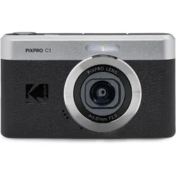 Kodak Pixpro C1 (3.56 mm, 13 Mpx, 1/3"), Kamera, Schwarz