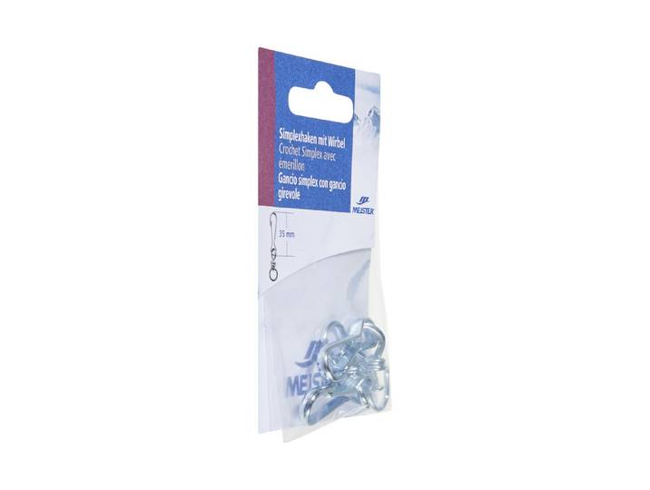Simplexhaken mit Wirbel M