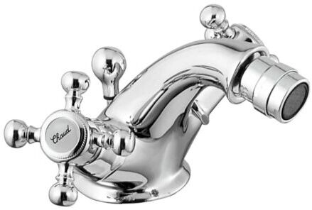 Herzbach Anais Bidetarmatur 32463000101 chrom, mit Ablaufgarnitur