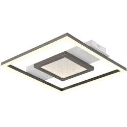 Deckenleuchte Deckenlampe Wohnzimmerlampe weiß LED 3D Effekt L 35 cm