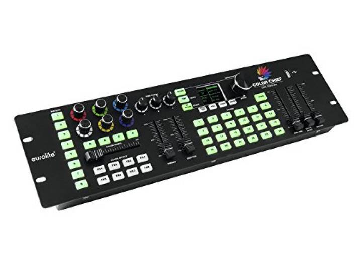Eurolite DMX LED Color Chief Controller DMX-Lichtpult mit innovativer Steuerung für LED-Scheinwerfer