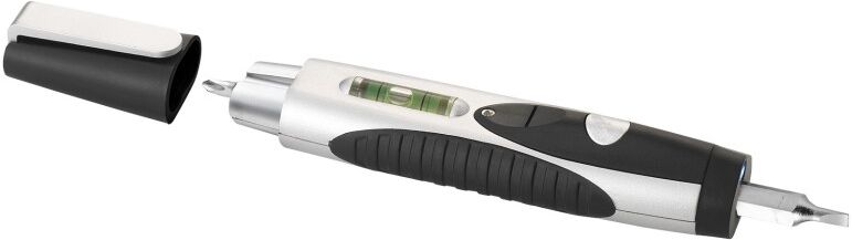 Set tournevis personnalisable 6 fonctions à lampe LED Engineer noir