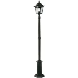 Elstead Lighting, Gartenbeleuchtung, Chapel Aussen-Stehleuchte E27 179cm Schwarz IP44, Made in UK (E27, IP44)