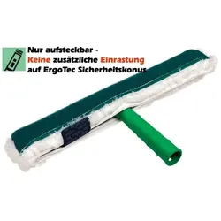 Unger RC450 Fensterwischer Einwascher Pad Strip Pac 45 cm Trägerteil mit Wasserkammern und Einwascher-Wischbezug