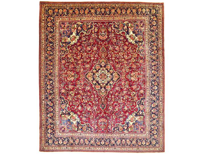 Mashhad Teppich 316x379 Handgeknüpft Orientteppich Perserteppich Wolle
