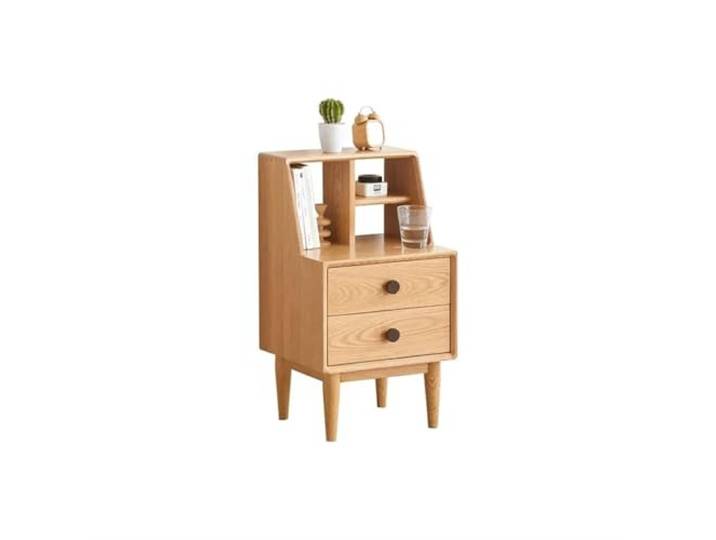 Vielseitig Originale massive Nachttisch-Schlafzimmermöbel Holzfarbe Vintage Wohnzimmer-Sideboards